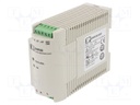 AC/DC DIN Rail Power Supply (PSU), ITE, 1 Output, 30 W, 5 VDC, 6 A