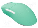 Mouse; TANTO T4; mint; USB A; wireless,optical; PnP,RGB; Len: 1.8m