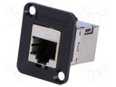 Coupler; EH; Cat: 5e; shielded; RJ45 socket,both sides