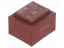 Transformer: encapsulated; 3.2VA; 117VAC; 9V; 356mA; Mounting: PCB