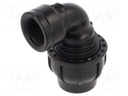 Splice terminal: clamping; Thread: G 3/4" internal; 25mm; Plast