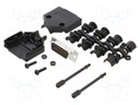 D-Sub; PIN: 15; plug; male; stamped and formed contacts; straight