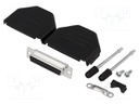 D-Sub; PIN: 25; plug; female; soldering; for cable