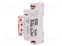 Timer; 1s÷10days; SPDT; 24VDC/16A,250VAC/16A; 230VAC; DIN; PIN: 6