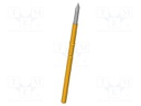 Test needle; Operational spring compression: 6.4mm; 5A; Ø: 1.3mm