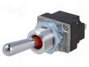 Switch: toggle; Pos: 2; SPDT; ON-ON; 0.1A/28VDC; -40÷85°C; IP68