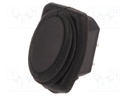 ROCKER; SPST; Pos: 2; OFF-ON; 10A/250VAC; black; IP65; none; 50mΩ