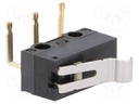 Microswitch SNAP ACTION; with lever with roller simulation