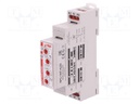 Timer; 1s÷10days; SPDT; 24VDC/16A,250VAC/16A; 230VAC; DIN; PIN: 6