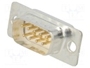 D-Sub; PIN: 9; plug; male; for cable; soldering