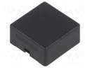 Button; square; 15x15mm; Colour: black; Application: AML series
