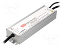 Power supply: switched-mode; LED; 150W; 30÷300VDC; 500mA; IP67
