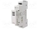 Signalling device; Mounting: DIN; IP20; 230VAC; 90x17.5x66mm