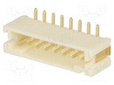 Socket; wire-board; male; 2mm; PIN: 8; SMT; 1A; tinned; -25÷85°C; 100V
