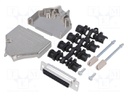 D-Sub; PIN: 25; plug; female; turned contacts; straight; soldering