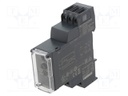 Timer; 0,05s÷300h; DPDT; 250VAC/8A; 24÷240VAC; 24÷240VDC; DIN; IP20