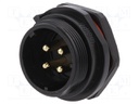 Socket; male; SP21; PIN: 4; IP68; soldering; 500V; 4mm2; 30A; -25÷85°C