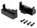 Radio mounting frame; Audi; 1 DIN; black