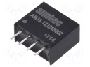 Converter: DC/DC; 1W; Uin: 10.8÷13.2V; 12VDC; Iout: 83mA; SIP4; 1.8g
