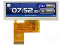 Display: TFT; 3.9"; 480x128; Illumin: LED; Dim: 105.5x37x4.58mm