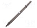 Pointed chisel; for concrete; 500mm; Kind of holder: 32x152mm
