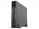 Power supply: UPS; 1400W; 2000VA; 208÷240V; 530x440x88mm; 9Ah; 8h