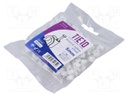 Holder; natural; on round cable; 100pcs; with a nail; 5mm