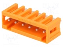 Pluggable terminal block; 3.81mm; ways: 6; straight; socket; male