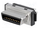 Connector: PCB-cable/PCB; PIN: 20; plug; female; soldering