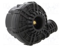 Fan: DC; blower; 69.5x63.9x54.95mm; 24.62m3/h; 49dBA; ball bearing