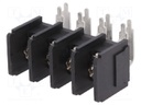 PCB terminal block; angled 90°; 11mm; ways: 4; on PCBs; 4mm2; 32A