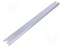 DIN rail; steel; W: 35mm; L: 343mm; P163609; Plating: zinc