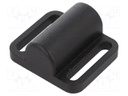 Locator; for spring latches; W: 46mm; Mat: zinc alloy; Øhole: 8mm