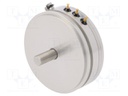 Potentiometer: shaft; 1kΩ; ±10%; 2W; linear; 6.34mm; plastic