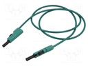 Test lead; 60VDC; 30VAC; 16A; insulated,with 4mm axial socket