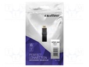 Adapter; HDMI socket movable 360°,HDMI plug; Colour: black