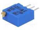 Potentiometer: mounting; multiturn; 4.7kΩ; 500mW; THT; ±10%; 3296W