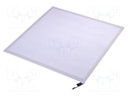 Lamp: LED light panel; 230VAC; 36W; white; 120°; 4000K; CRImin: 80