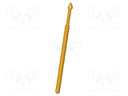 Test needle; Operational spring compression: 4.3mm; 5A; Ø: 0.5mm