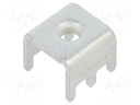 Straight; Plating: tinned; THT,screw terminal; Contacts: copper