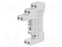 Socket; PIN: 8; 10A; 250VAC; Mounting: DIN; Series: HR30,HR50