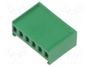 Plug; wire-board; female; AMPMODU MOD I; 3.96mm; PIN: 6; for cable