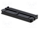Plug; IDC; female; PIN: 40; IDC; for ribbon cable; 1.27mm