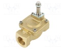 Electromagnetic valve; G 3/4"; brass; EPDM; EV220A; Valve: 2/2 NC