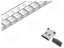 Connector: USB C; socket; SMT; PIN: 16; vertical; top board mount