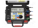 Milli-ohm meter; LCD; R range: 0÷200mΩ,0÷2Ω,0÷20Ω,0÷200Ω,0÷2kΩ