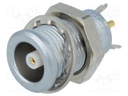 Connector: coaxial; Series: 00; socket; female; soldering; PIN: 1; 4A