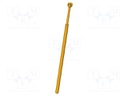 Needle-like test probe; Operational spring compression: 4.3mm