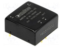 Converter: DC/DC; 6W; Uin: 40÷160V; 15VDC; Iout: 400mA; 1"x1"; 14g