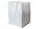 Rubble bags; BIG BAG,with a funnel; 950x950x1600mm